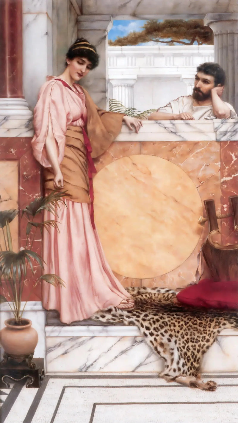 Aguardando uma resposta - John William Godward