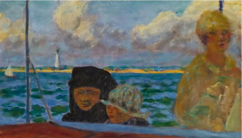 EN BATEAU. LA PROMENADE EN MER - Pierre Bonnard image 1 reproduction réalisée par Alpha Reproduction