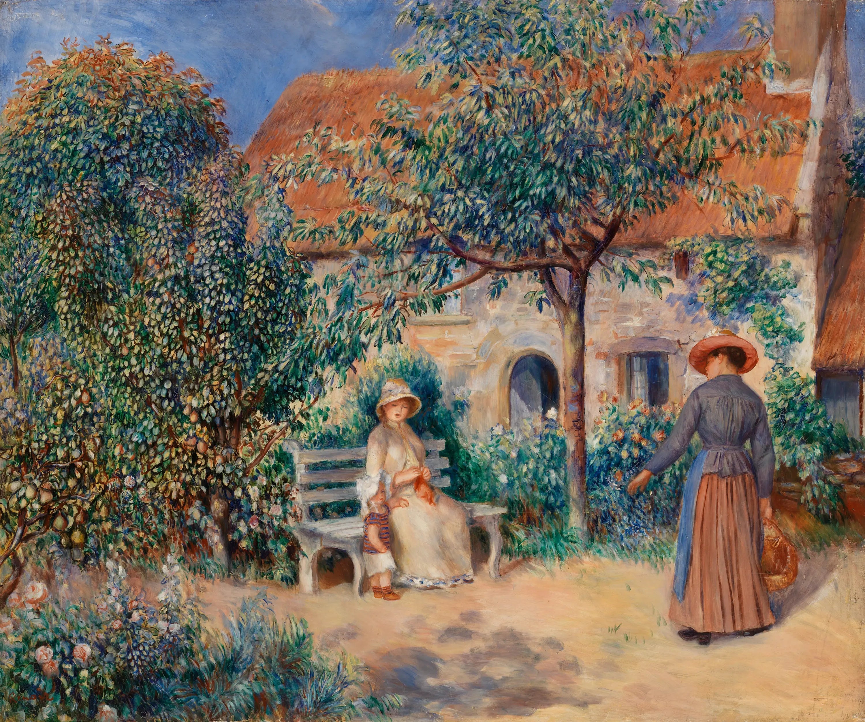 En Bretagne - Pierre-Auguste Renoir image 1 copie de tableau peinte à la main
