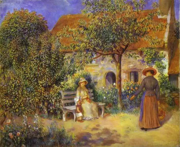 Na Bretanha - Pierre-Auguste Renoir