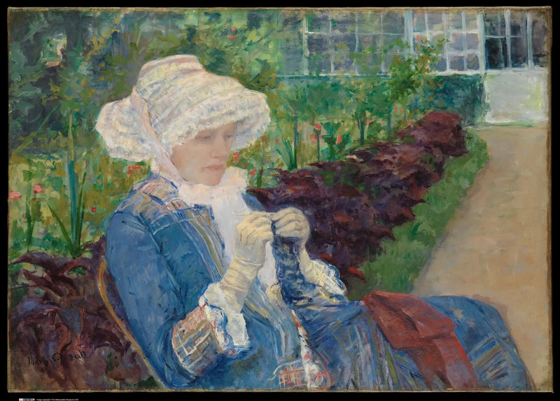 Bordando - Mary Cassatt