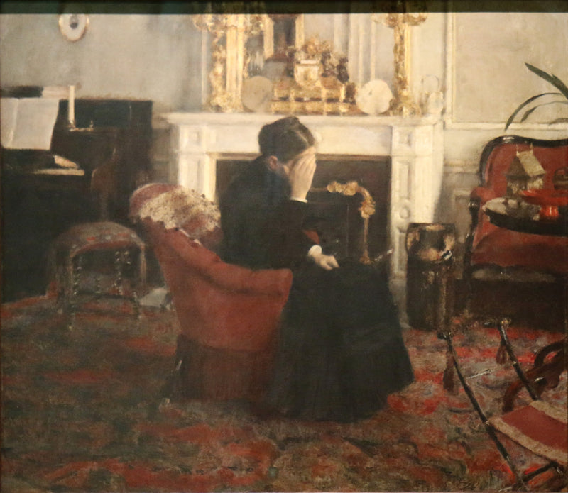 ouvindo Schumann - Fernand Khnopff