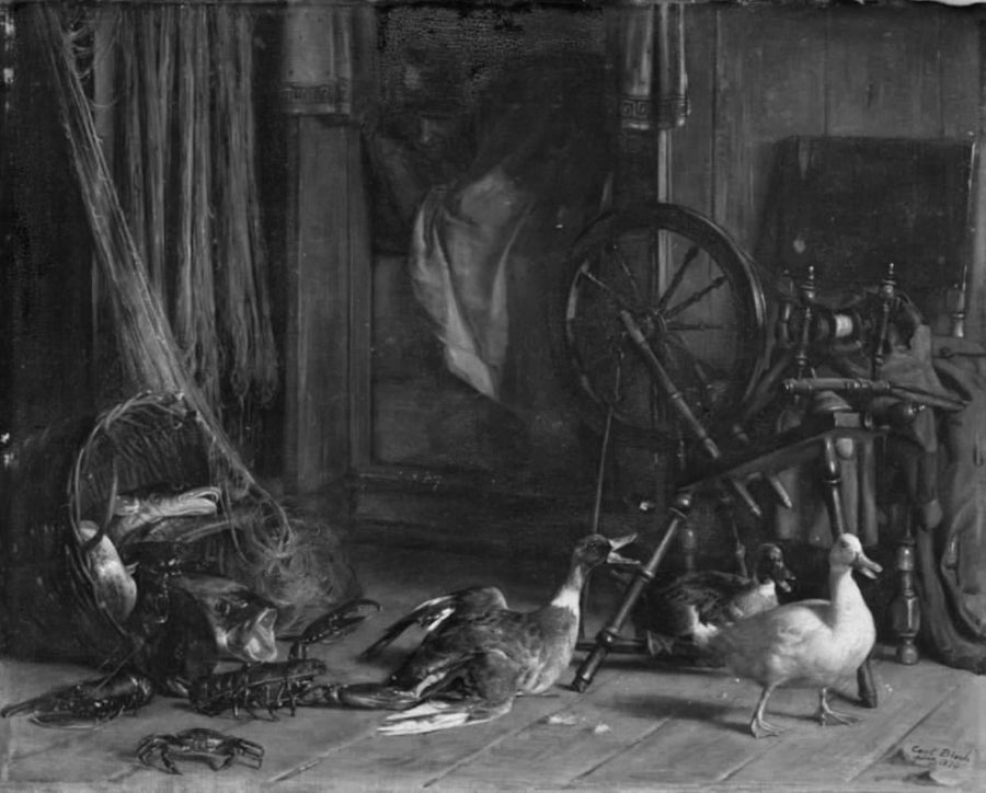 Uma noite de sono perturbada - Carl Heinrich Bloch
