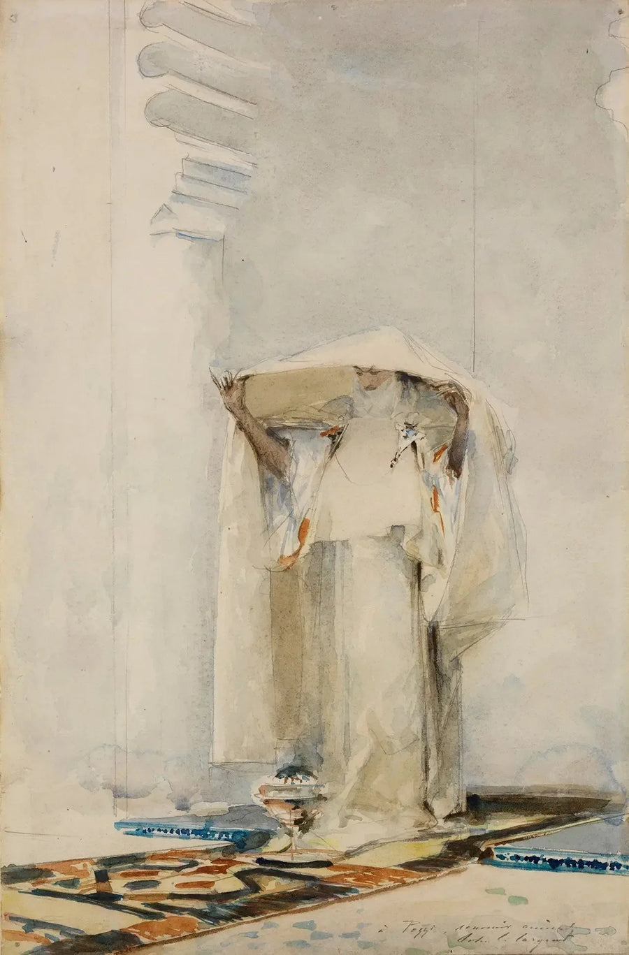 Incensar o véu - John Singer Sargent