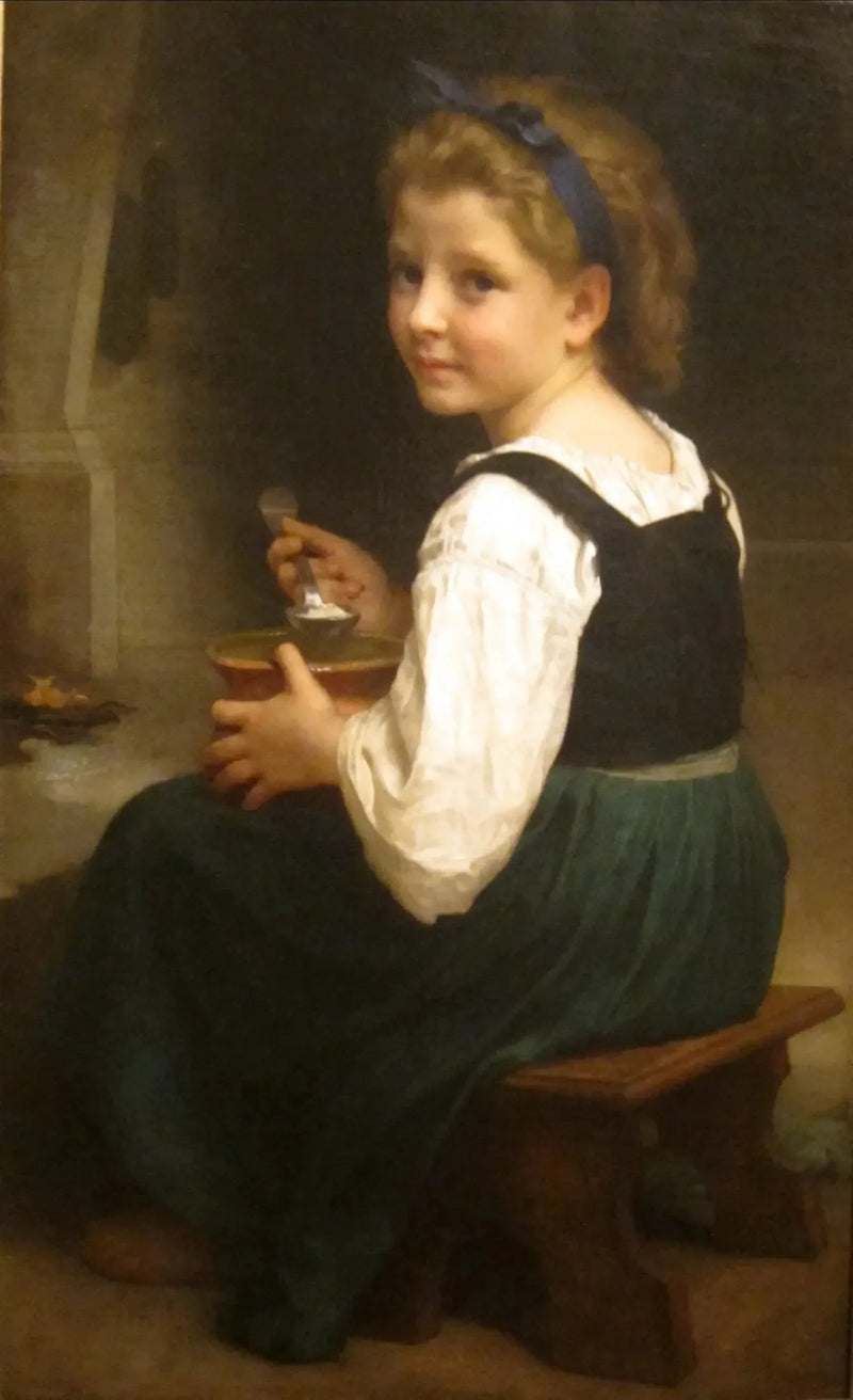 Criança com a xícara de leite - Bouguereau