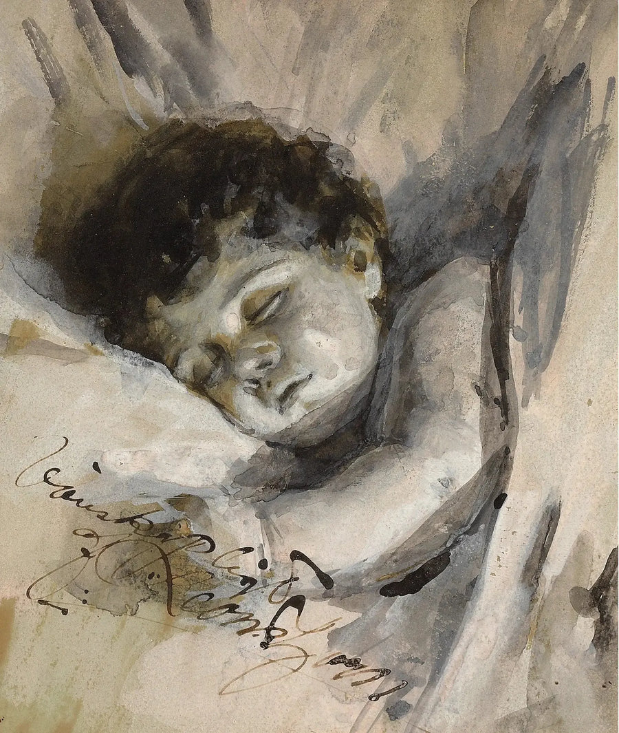 Criança dormindo - Anders Zorn