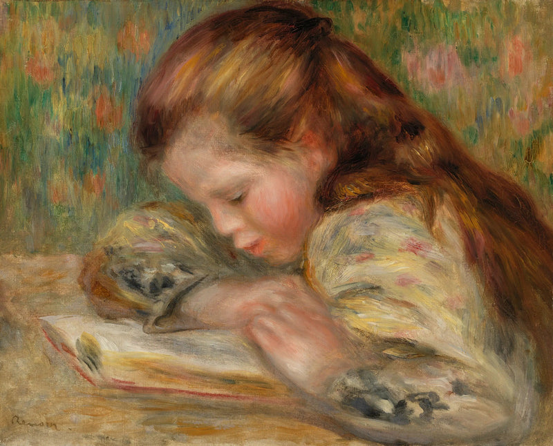 Criança lendo - Pierre-Auguste Renoir