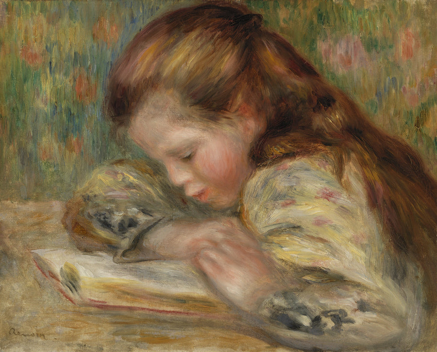 Criança lendo - Pierre-Auguste Renoir