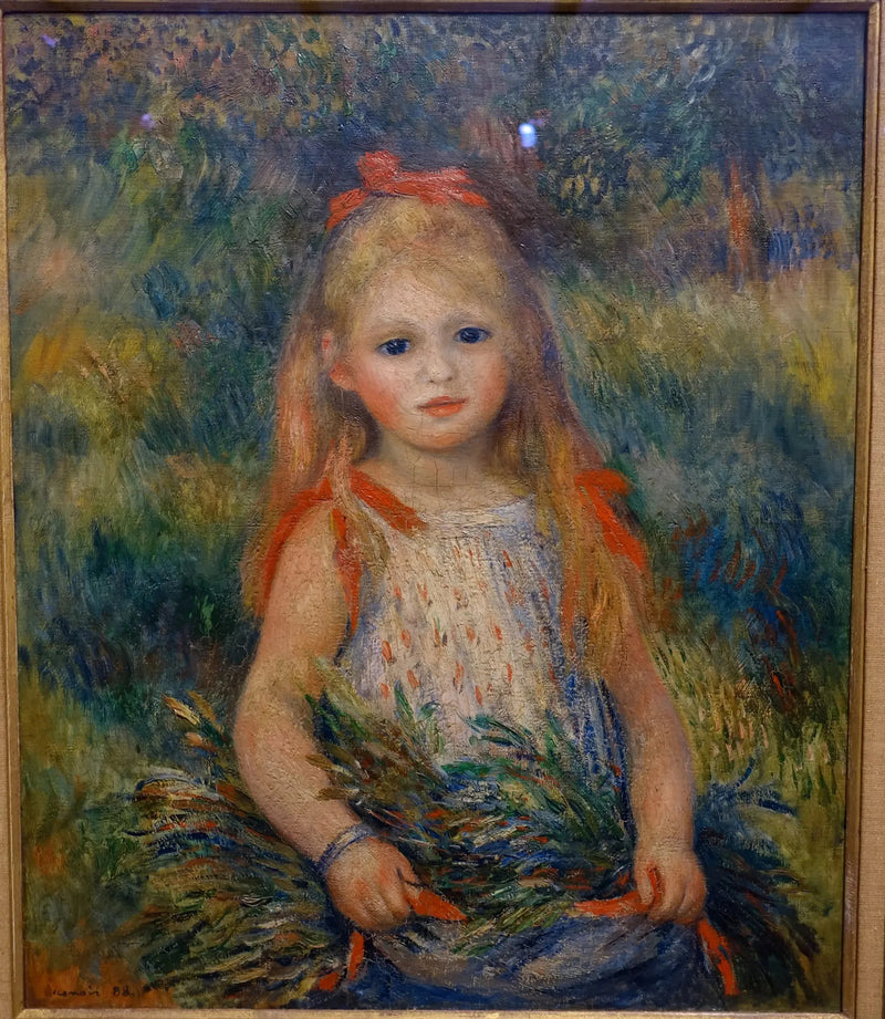 Criança segurando espigas - Pierre-Auguste Renoir