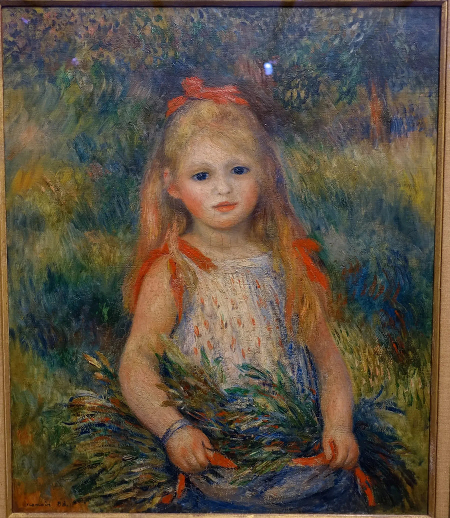 Criança segurando espigas - Pierre-Auguste Renoir