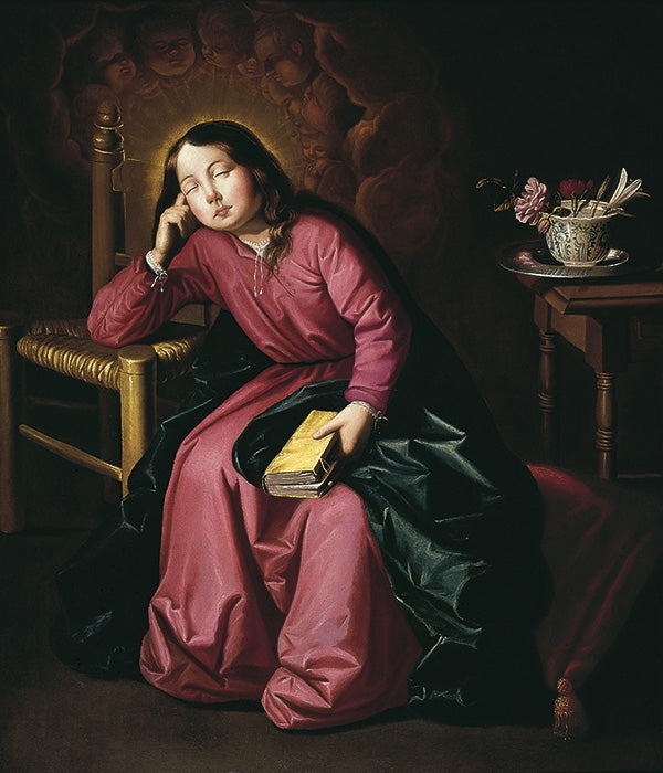 Menina Virgem Dormindo - Francisco de Zurbarán