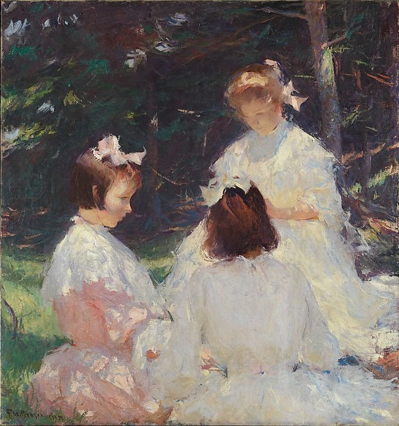 Crianças na floresta - Frank Weston Benson