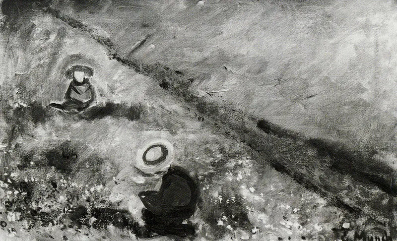 Crianças em um prado florido - Edvard Munch