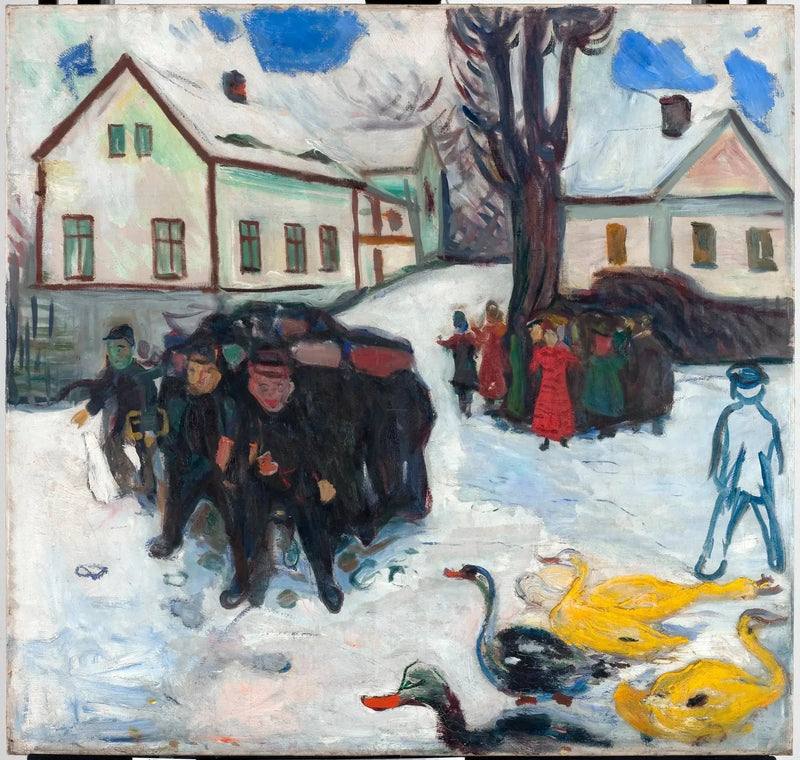 Crianças e Patos - Edvard Munch