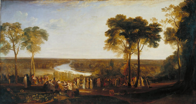 Inglaterra: Richmond Hill, no Aniversário do Príncipe Regente - J. M. W. Turner