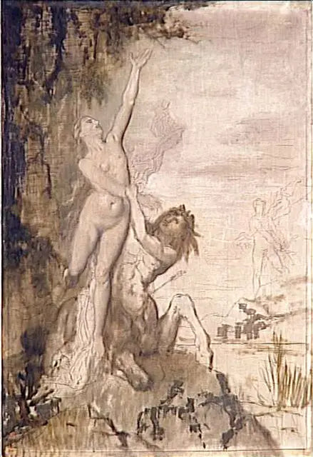 Remoção de Dejanira - Gustave Moreau