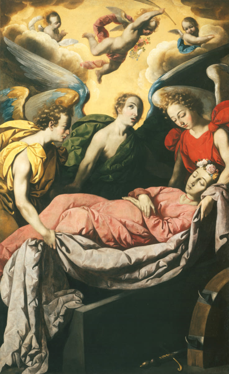 Enterro de Santa Catarina - Francisco de Zurbarán