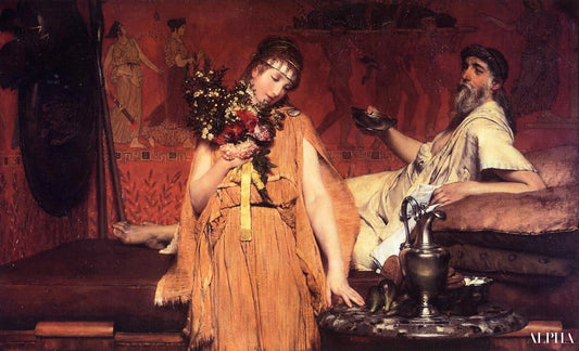 Entre l’espoir et la peur - Lawrence Alma-Tadema Reproductions de tableaux à la peinture à l’huile