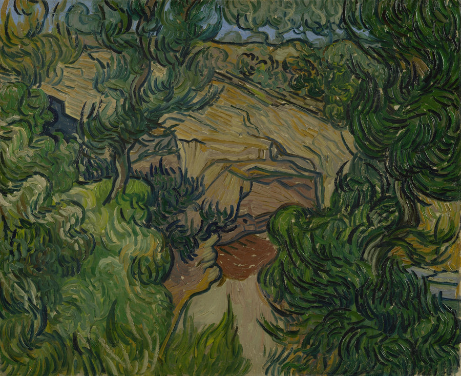 Entrada de uma carreira - Vincent van Gogh
