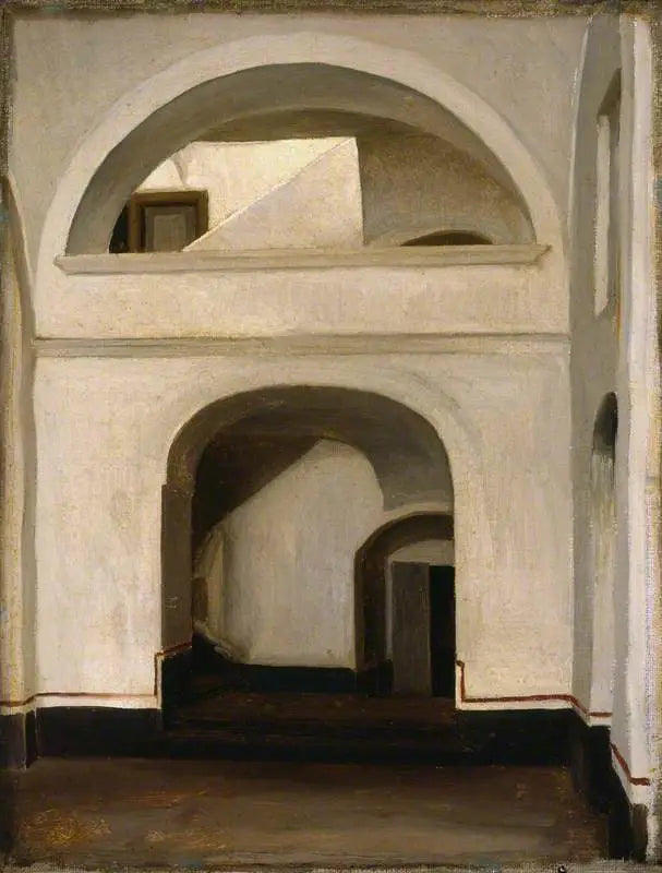 Entrada de uma casa, Capri - Frederic Leighton