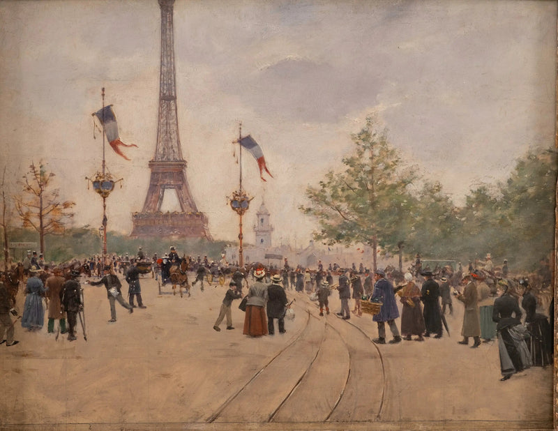 Entrada da Exposição Universal de 1889 - Jean Béraud