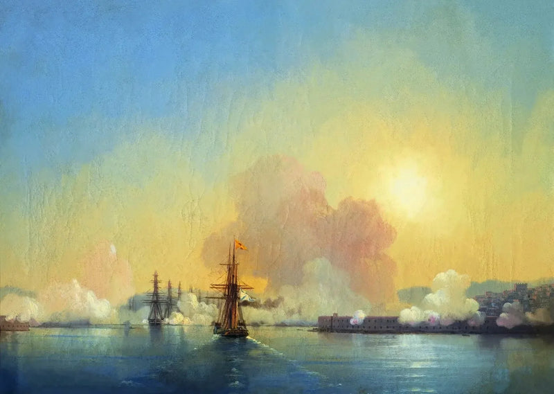 Entrada da baía de Sebastopol. - Ivan Aivazovsky