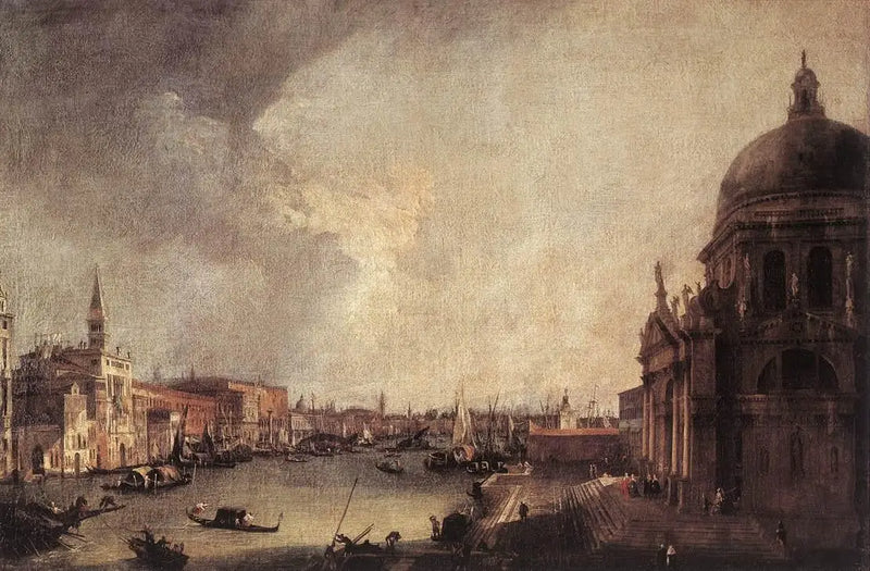 Entrada do Grande Canal, para o Leste - Canaletto