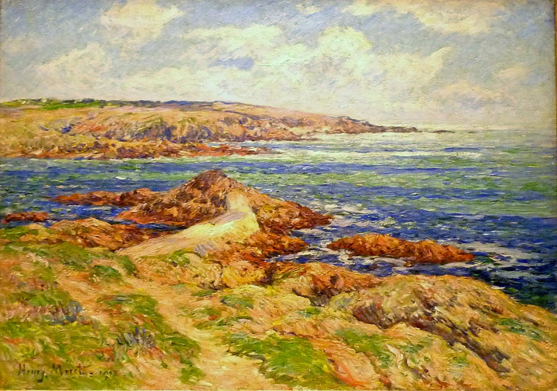 Entrada do porto de Doëlan - Henry Moret