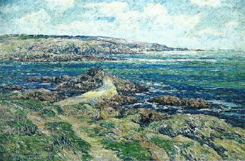 Entrada do porto de Doëlan - Henry Moret