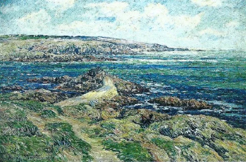 Entrada do porto de Doëlan - Henry Moret