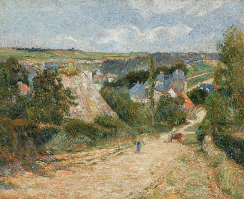 Entrada da aldeia de Osny - Paul Gauguin