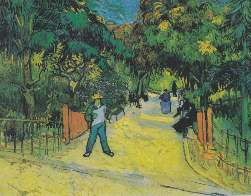 Entrada do parque público em Arles - Vincent van Gogh