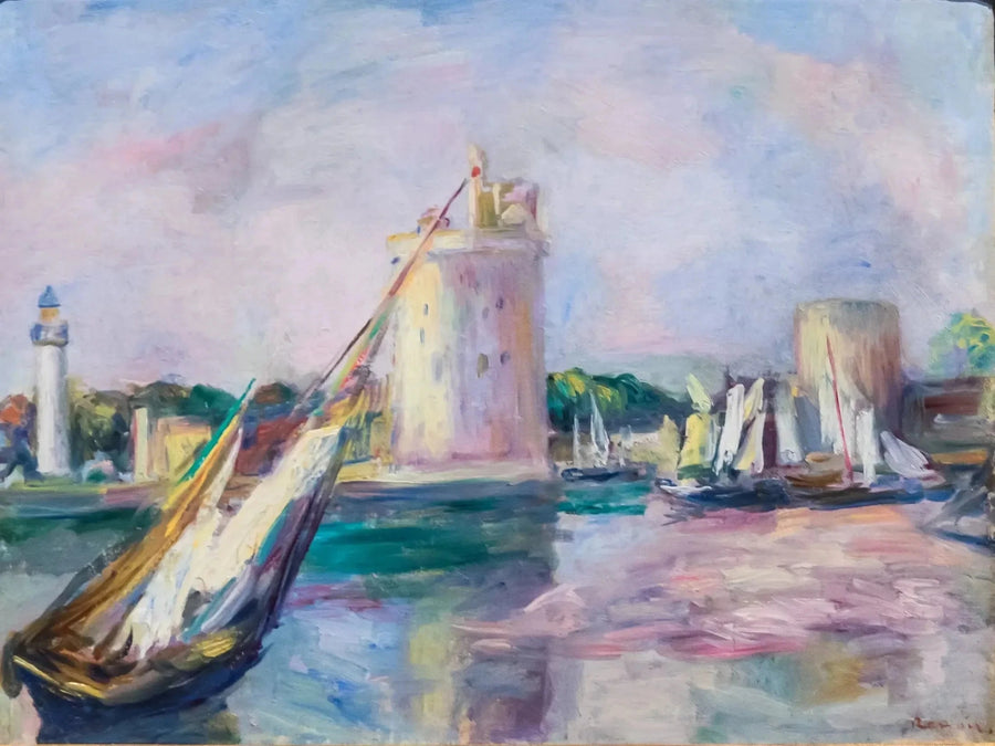 A Entrada do Porto de La Rochelle - Pierre-Auguste Renoir