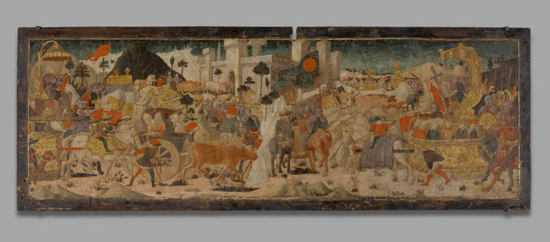 Entrada triunfante em Roma de Tito e Vespasiano - Paolo Uccello