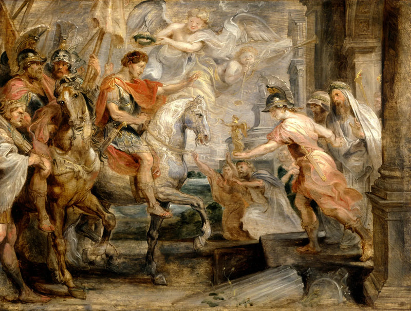 Entrada triunfante de Constantino em Roma - Peter Paul Rubens