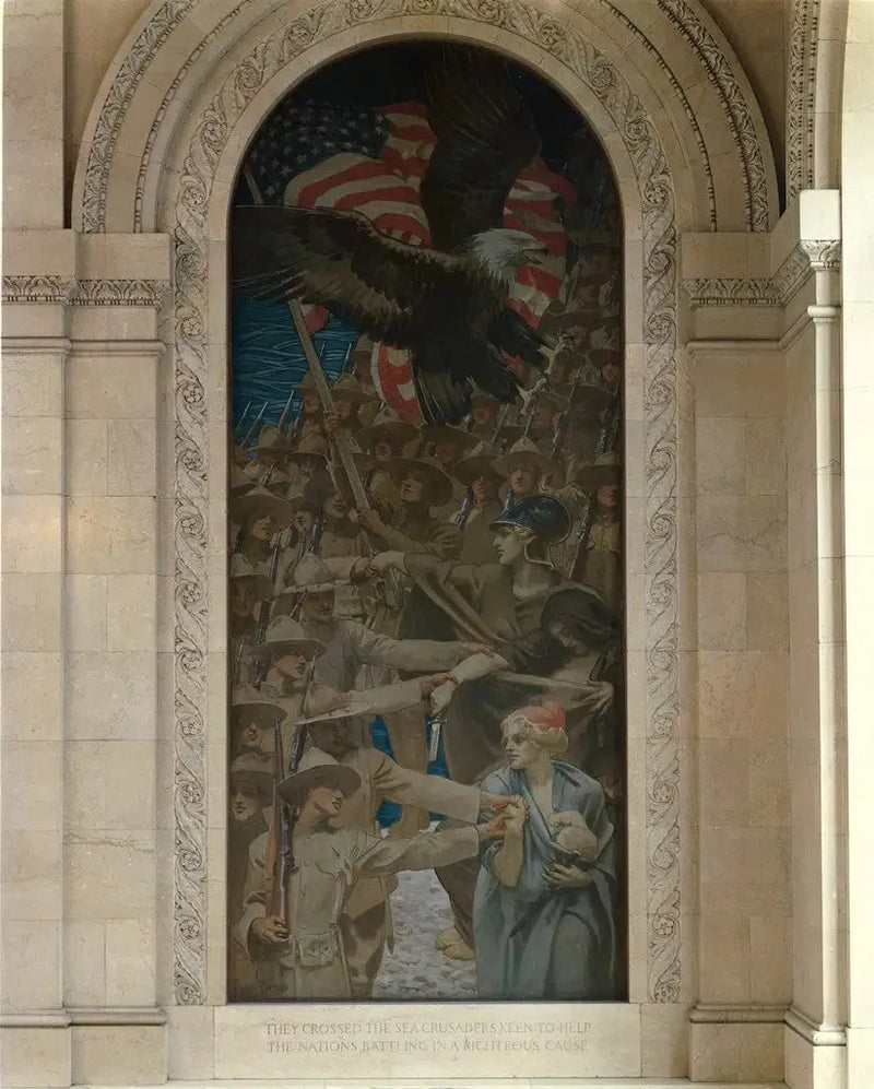 Entrar em guerra - John Singer Sargent