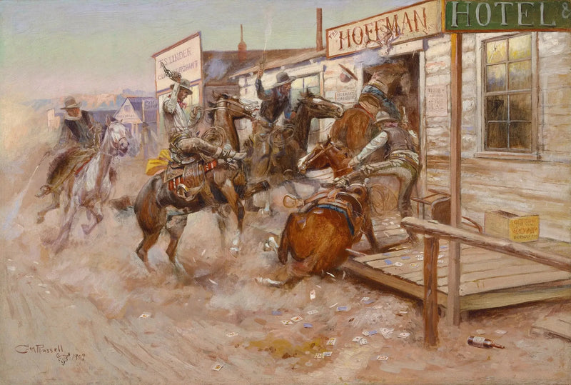Entrar sem bater - Charles Marion Russell
