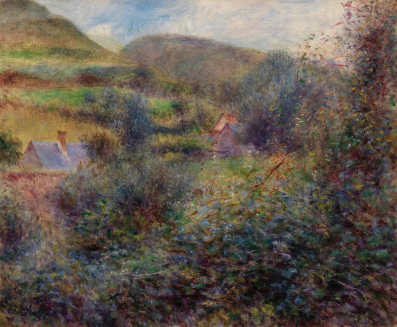 Arredores de Berneval - Pierre-Auguste Renoir