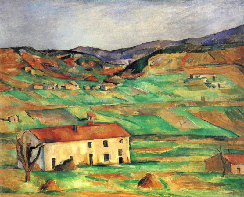 Arredores de Gardanne - Paul Cézanne