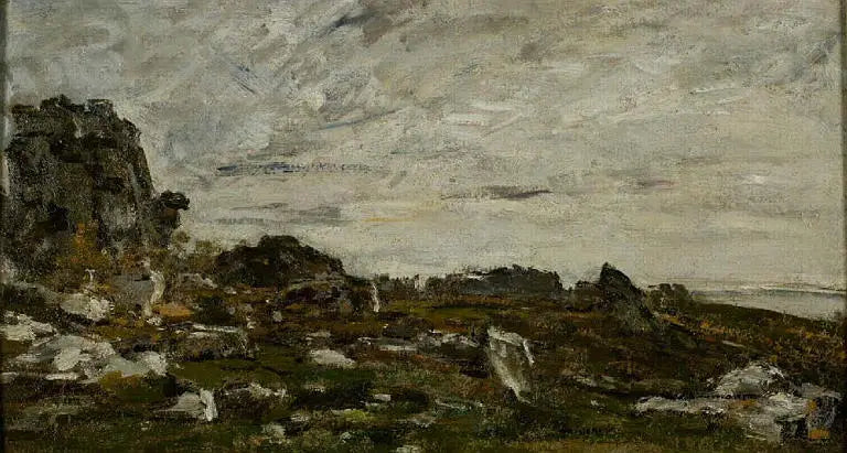 Arredores de Plougastel - Eugène Boudin