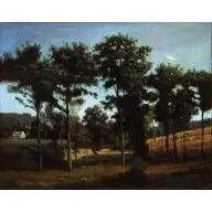 Próximo a Ville-d'Avray - Jean-Baptiste Camille Corot