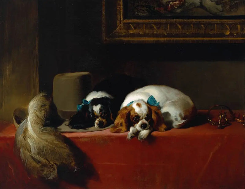 Spaniels King Charles (« Os animais de estimação do cavaleiro ») - Edwin Henry Landseer