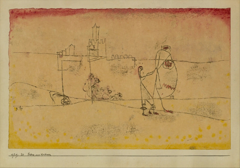 Episódio em Kairouan - Paul Klee
