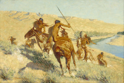 Épisode du Buffalo Gun - Frederic Remington - Alpha Reproduction