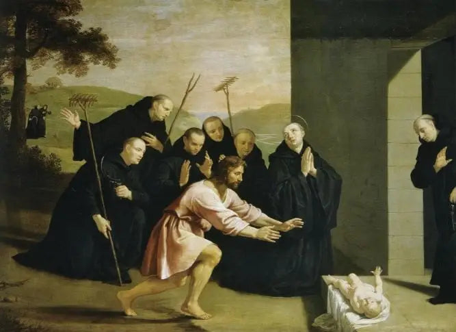 Episódios da vida de São Bento: A criança ressuscitada - Philippe de Champaigne