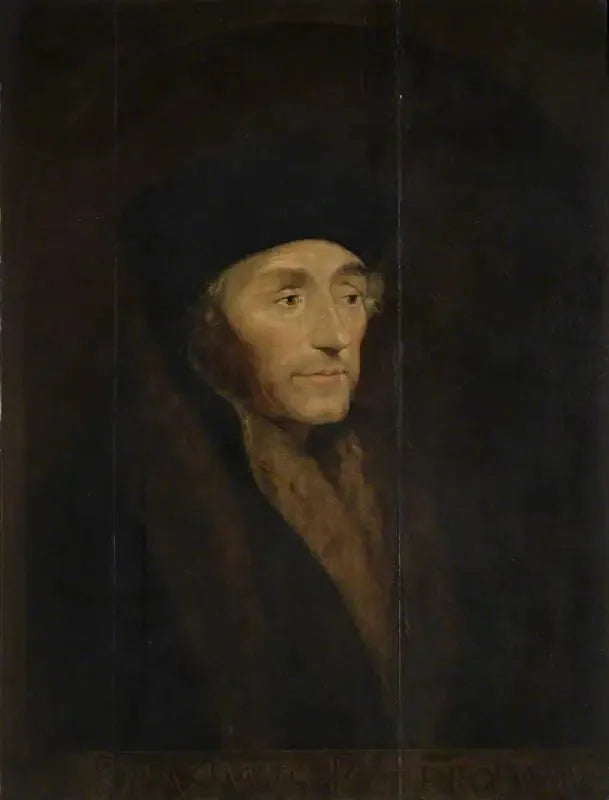 Erasmo de Rotterdam (1466–1536), Humanista e Teólogo - Hans Holbein, o Jovem