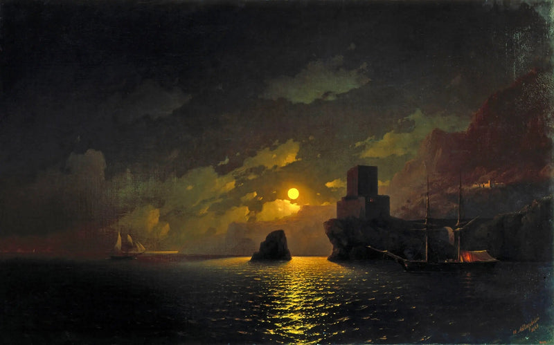 Esquadrão russo na enseada de Sebastopol - Ivan Aivazovsky