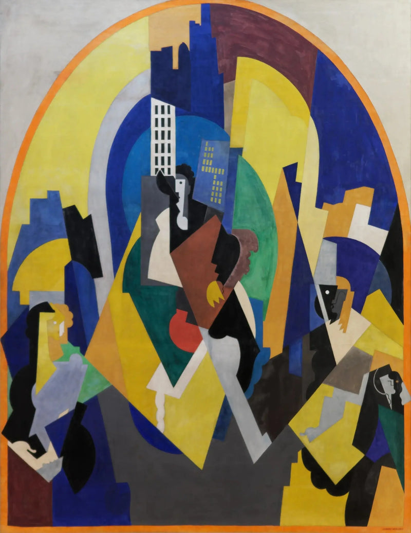 Espaço ritmado de acordo com o plano - Albert Gleizes