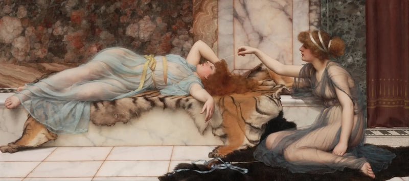  travessuras e repouso - John William Godward