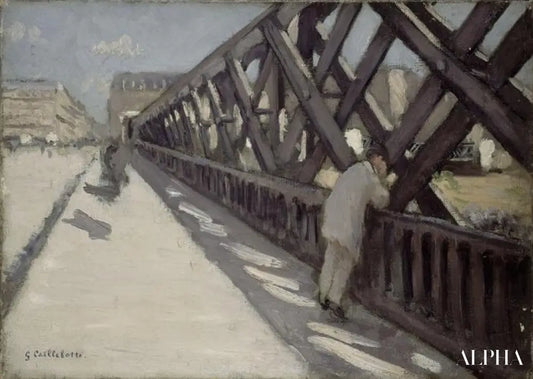 Esquisse pour le Pont de l'Europe - Caillebotte - Reproductions de tableaux et peintures haut de gamme